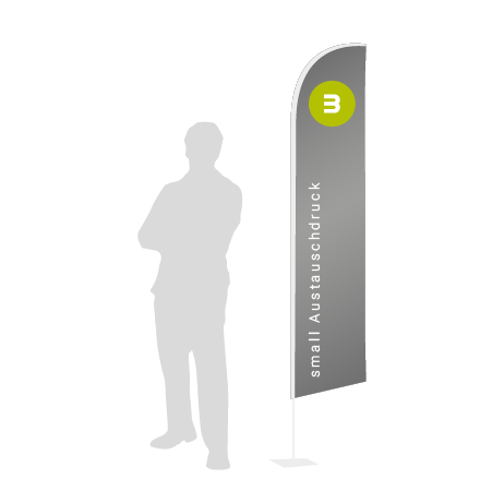 Beachflag Wind Austauschdruck | Small (260 cm) | einseitig bedruckt