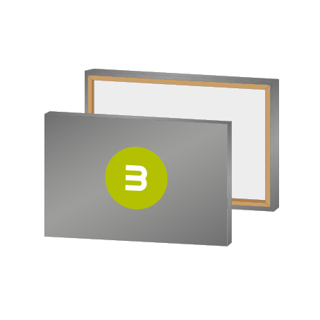 Leinwanddruck auf 2 cm Keilrahmen